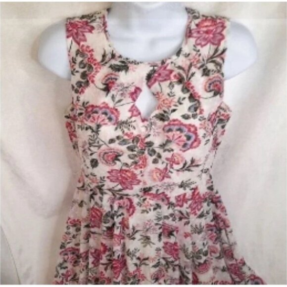 Danny & Nicole Floral Embroidered Midi Dress Size 8 – Sleeveless Summer Party - Picture 2 of 11